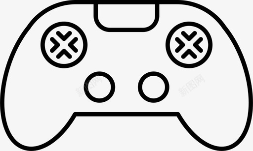 控制器娱乐游戏板图标svg_新图网 https://ixintu.com 多媒体 娱乐 控制器 游戏