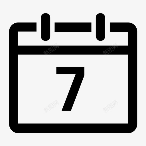 周日程svg_新图网 https://ixintu.com 周日程