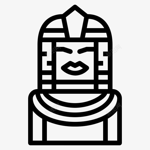 埃及艳后埃及27岁直系图标svg_新图网 https://ixintu.com 27岁 埃及女王头像 埃及艳后埃及 直系