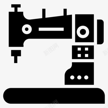 手动缝纫机手动机器缝纫机图标图标