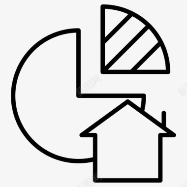 销售房屋房产图标图标