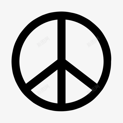 和平激进主义和平标志图标svg_新图网 https://ixintu.com 和平 标志 激进主义 象征 雷鬼