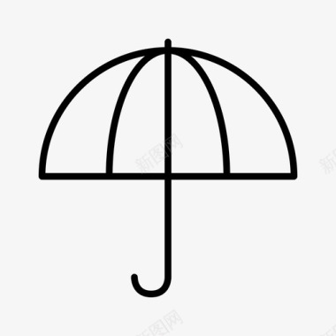 保护雨水夏天图标图标