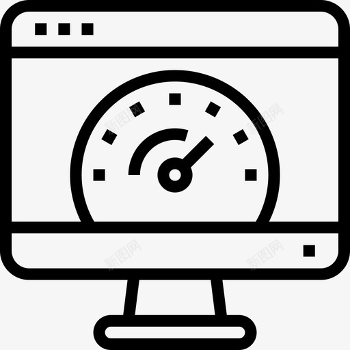 速度测试网站和windows界面2线性图标svg_新图网 https://ixintu.com 线性 网站和windows界面2 速度测试