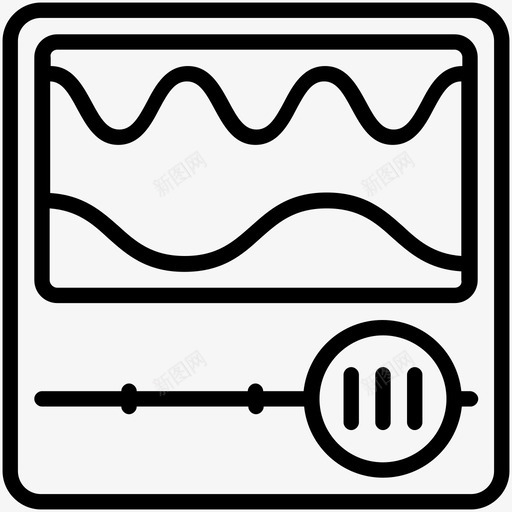 频率变化图形图标svg_新图网 https://ixintu.com 变化 图形 处理程序 波 长度 频率
