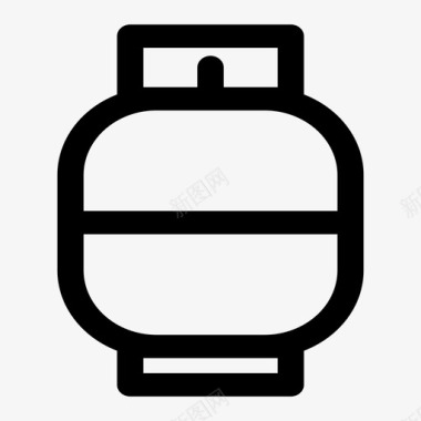 液化石油气丙烷管材图标图标