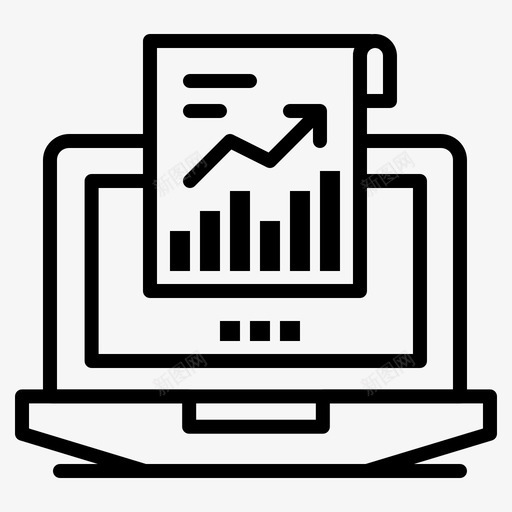 分析计算机笔记本电脑图标svg_新图网 https://ixintu.com 分析 报告 数字 电脑 笔记本 营销 计算机 销售