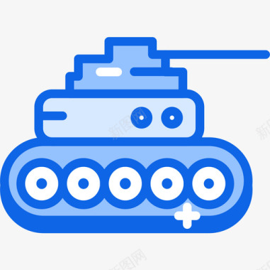 坦克军用28蓝色图标图标