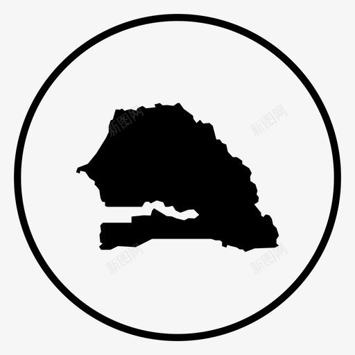 塞内加尔地图非洲达喀尔图标svg_新图网 https://ixintu.com 地图 塞内加尔 达喀尔 非洲