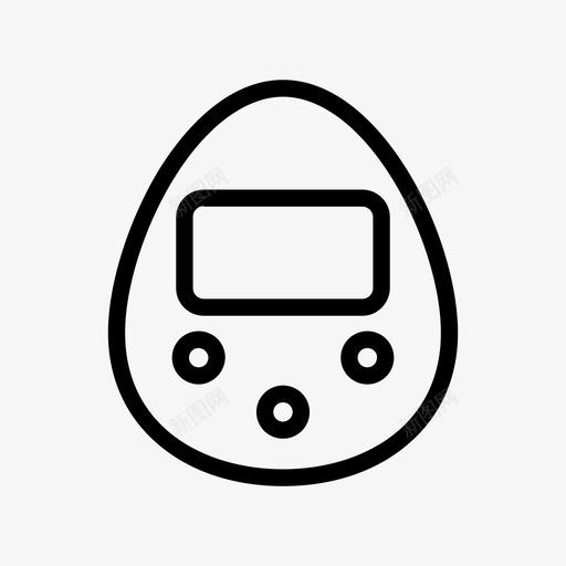 tamagotchi游戏机器图标svg_新图网 https://ixintu.com tamagotchi 播放器 机器 游戏 视频游戏