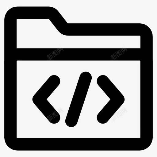 源代码开发文件夹图标svg_新图网 https://ixintu.com html 开发 文件 文件夹 源代码 编程