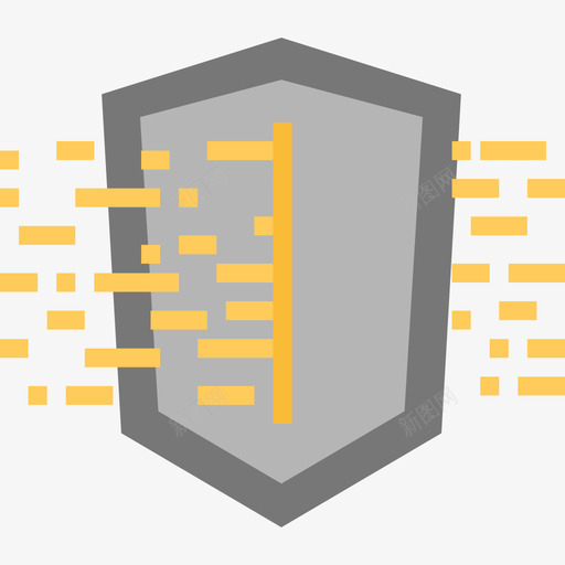 屏蔽数据处理2扁平图标svg_新图网 https://ixintu.com 屏蔽 扁平 数据处理