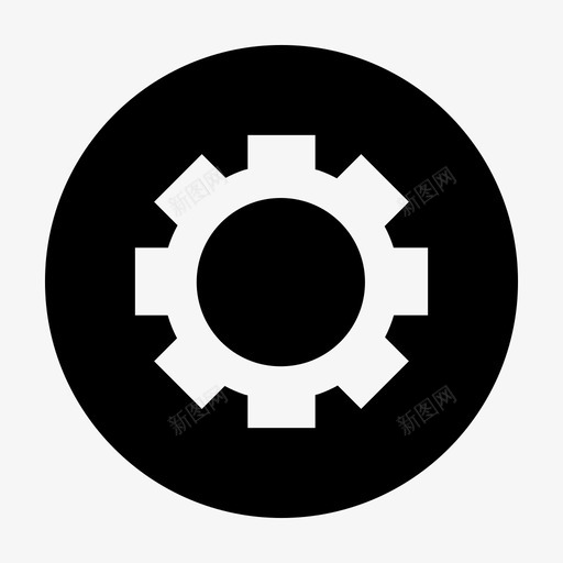 设置更改cog图标svg_新图网 https://ixintu.com cog 多媒体 更改 用户界面 编辑 设置