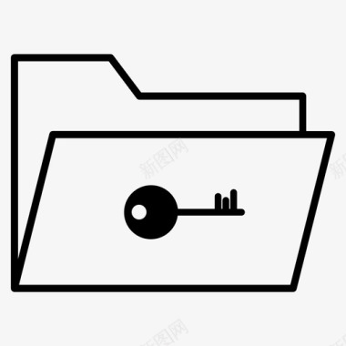 锁文件夹文件夹锁锁定文件夹图标图标