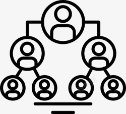概念头像层次结构头像网络图标高清图片
