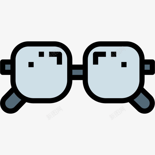 眼镜教育167线性颜色图标svg_新图网 https://ixintu.com 教育 眼镜 线性 颜色