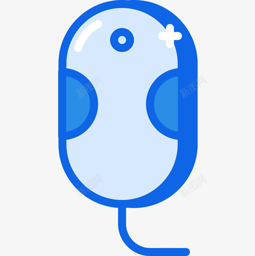 鼠标tech16蓝色图标svg_新图网 https://ixintu.com tech16 蓝色 鼠标