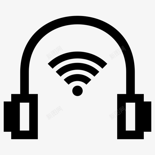 耳机音频客户服务图标svg_新图网 https://ixintu.com 声音 客户服务 耳机 音乐 音频