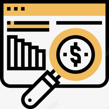 分析财务战略8黄影图标图标