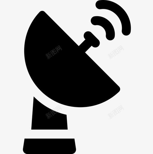 天线互联网和技术9已填充图标svg_新图网 https://ixintu.com 互联网 填充 天线 技术