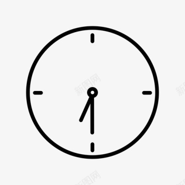 时间时钟方块图标图标