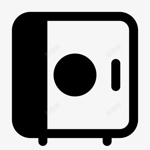 保险箱存款货币图标svg_新图网 https://ixintu.com 保险 保险箱 存款 货币 购物