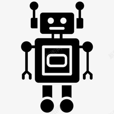 机器人人工智能小工具图标图标