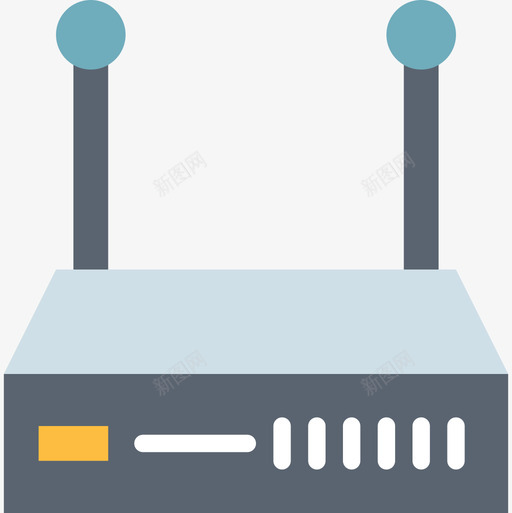 Wifi路由器硬件11扁平图标svg_新图网 https://ixintu.com Wifi 扁平 硬件 路由器