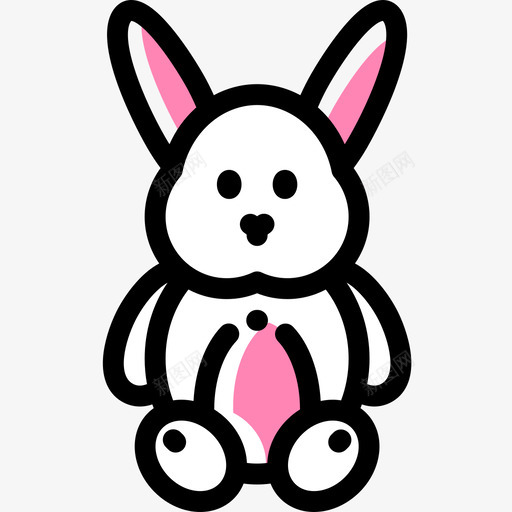 兔子宝宝71颜色遗漏图标svg_新图网 https://ixintu.com 兔子 宝宝 遗漏 颜色