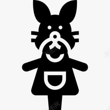 兔子玩具18雕文图标图标