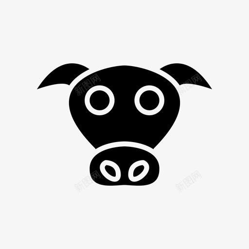 牛奶制品牲畜图标svg_新图网 https://ixintu.com 农业 奶制品 字形 牛奶 牲畜