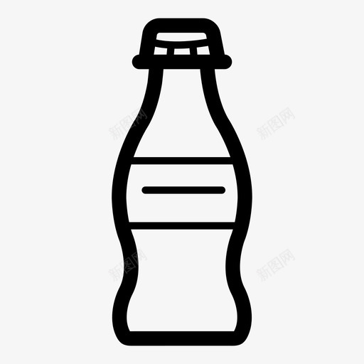 可乐瓶凉的喝的图标svg_新图网 https://ixintu.com 凉的 可乐 喝的