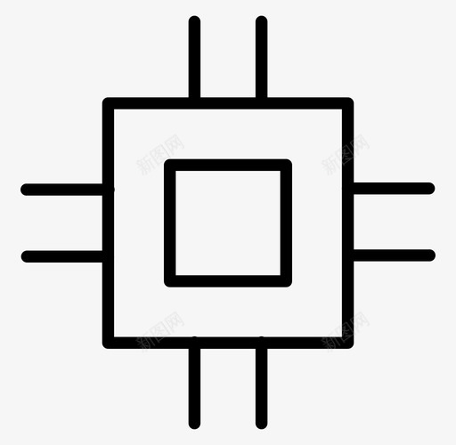 cpu计算机工程图标svg_新图网 https://ixintu.com cpu 基础 工程 计算机