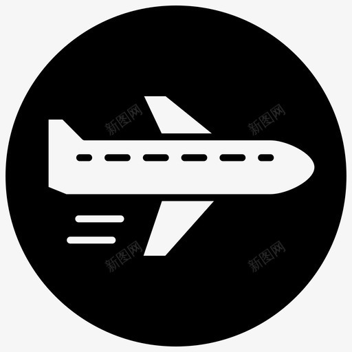 货运飞机航班图标svg_新图网 https://ixintu.com 1Blackfill minsfront 物流 航班 货运 飞机