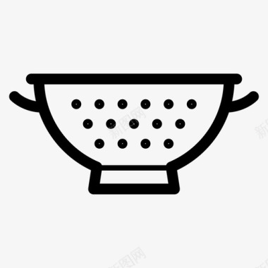 碗厨房平底锅图标图标