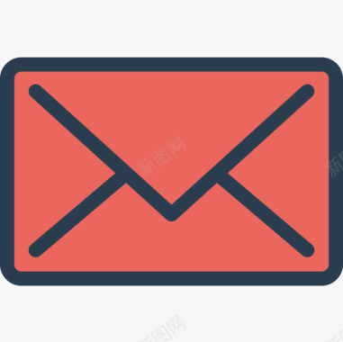 电子邮件商务362线性颜色图标图标
