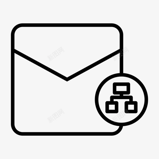 电子邮件图表联系人图标svg_新图网 https://ixintu.com 信件 图表 电子邮件 联系人 邮件