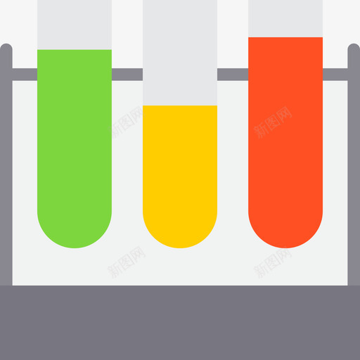 试管科学93扁平图标svg_新图网 https://ixintu.com 扁平 科学93 试管