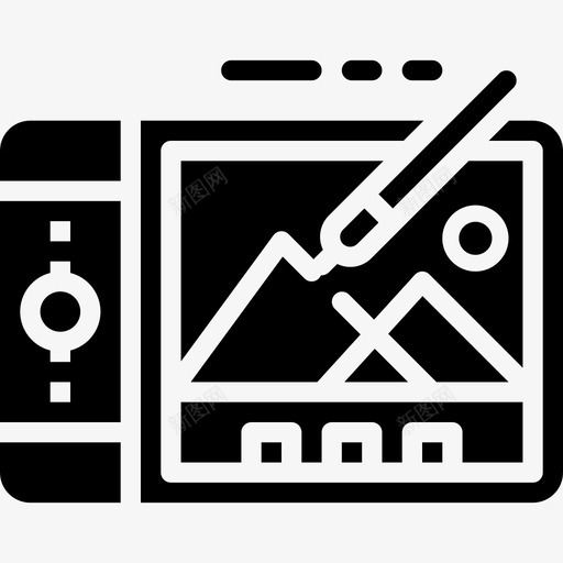 平板电脑多媒体54固态图标svg_新图网 https://ixintu.com 固态 多媒体54 平板电脑