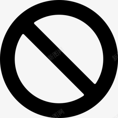 拒绝阻止禁止访问图标图标