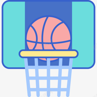 篮球在线教育25线颜色图标图标