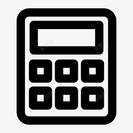 计算器会计商务图标svg_新图网 https://ixintu.com 会计 商务 商务财务 计算器 财务