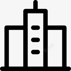 建筑酒店天空刮刀建筑酒店图标高清图片
