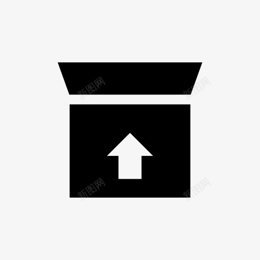 产品盒子容器图标svg_新图网 https://ixintu.com 产品 包装 容器 盒子 立方体