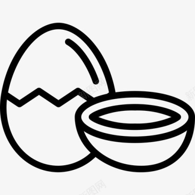水煮鸡蛋食品饮料2直系图标图标