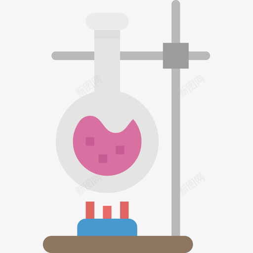化学科学90扁平图标svg_新图网 https://ixintu.com 化学 扁平 科学