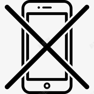 手机请勿使用智能手机图标图标