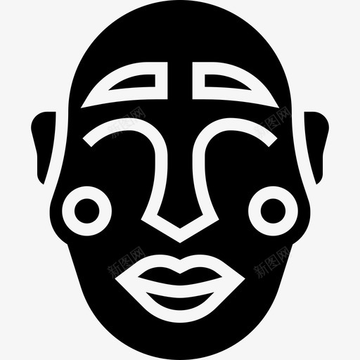 面具中国新年29字形图标svg_新图网 https://ixintu.com 中国新年29 字形 面具
