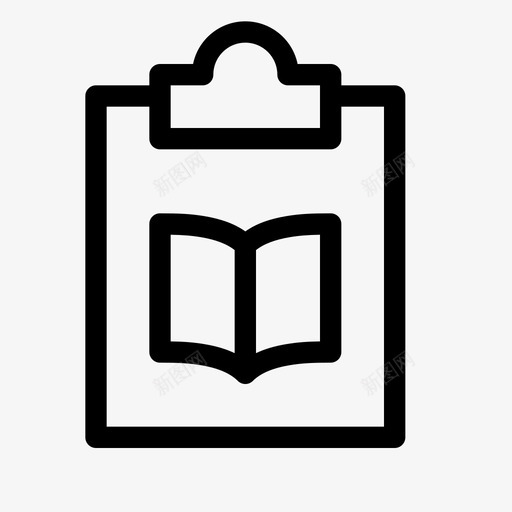 任务描述书本剪贴板图标svg_新图网 https://ixintu.com 书本 任务 剪贴板 描述 阅读
