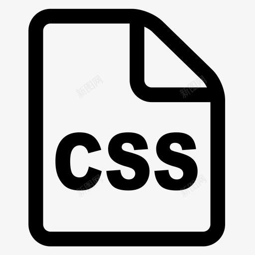 css文件文档格式图标svg_新图网 https://ixintu.com css文件 文件格式 文档 格式